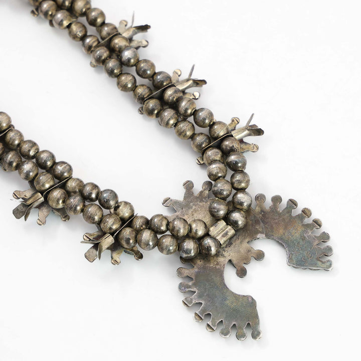 1930s Zuni Squash Blossom Necklace