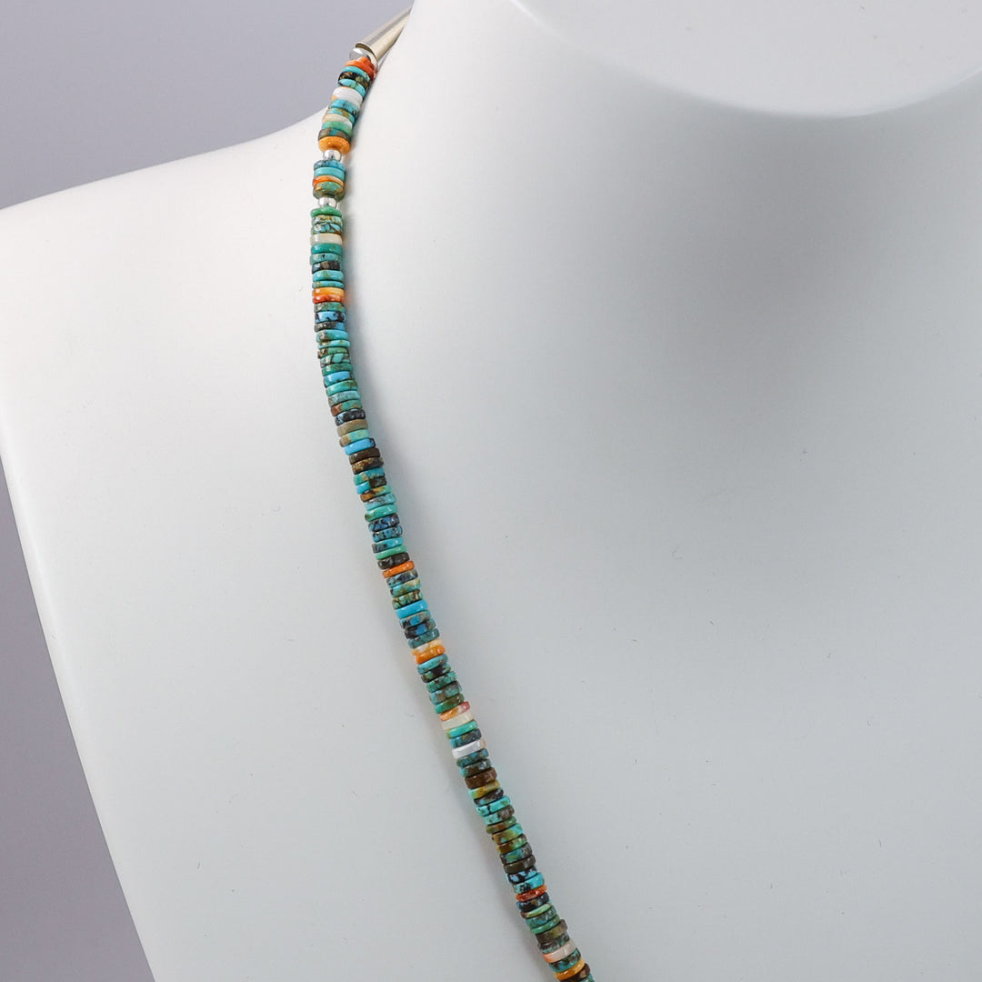 Turquoise and Spiny Oyster Necklace