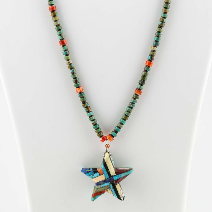 Star Pendant on Necklace