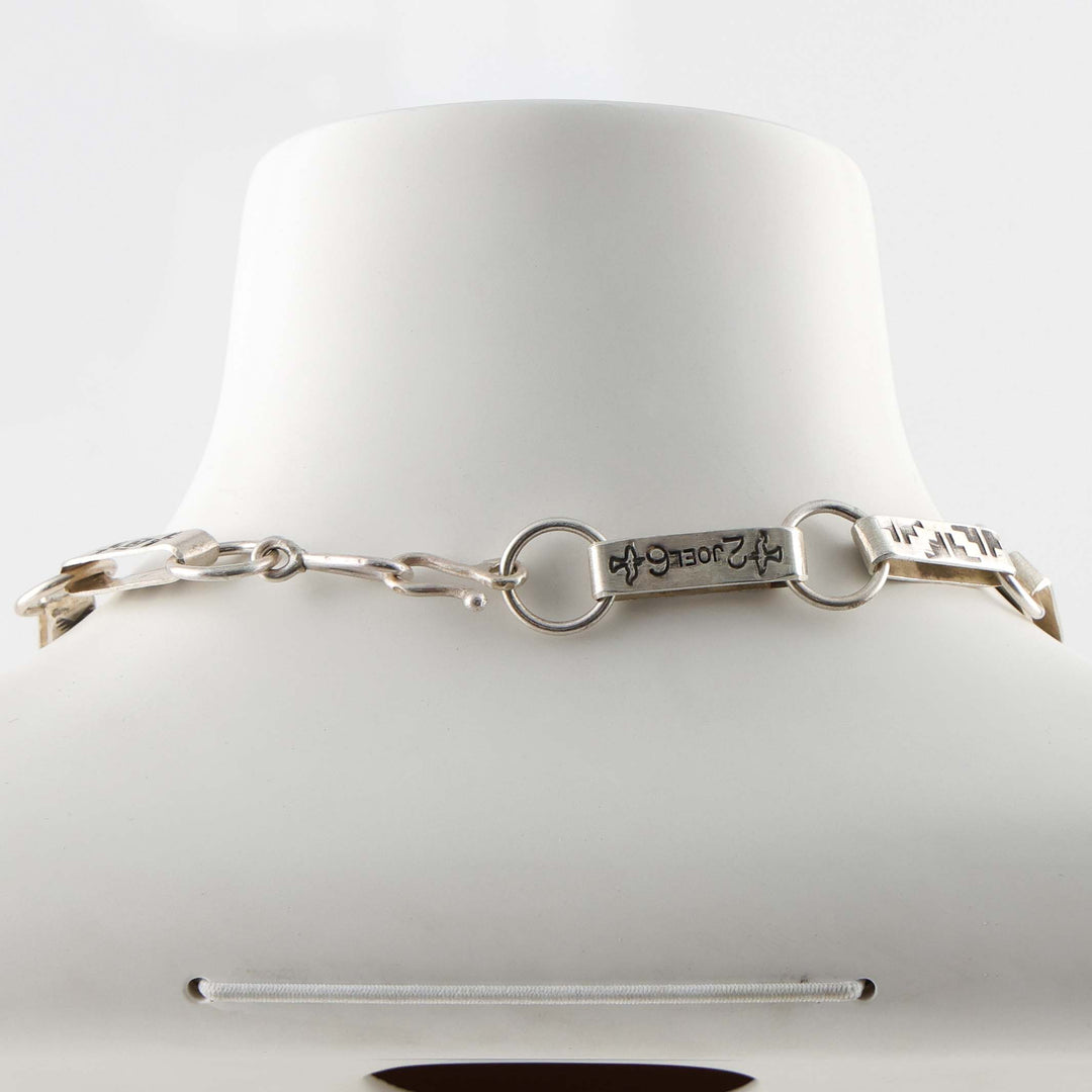 Stamped Silver Chain