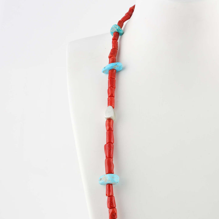 Coral and Turquoise Necklace