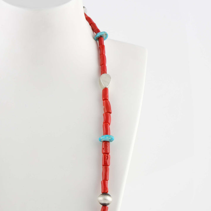 Coral and Turquoise Necklace