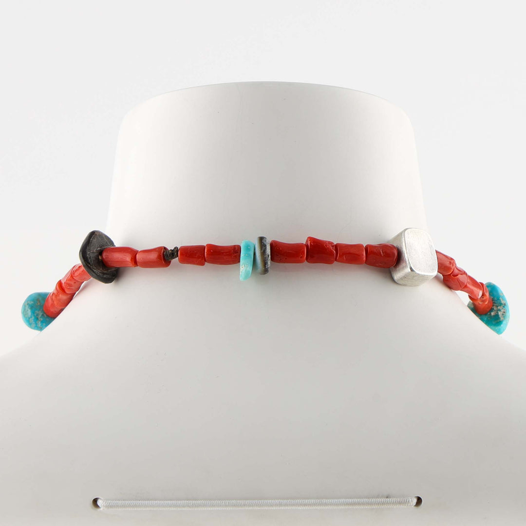 Coral and Turquoise Necklace