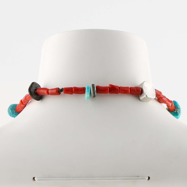 Coral and Turquoise Necklace