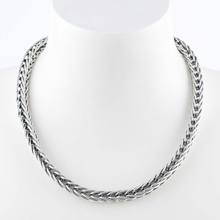 Silver Foxtail Necklace