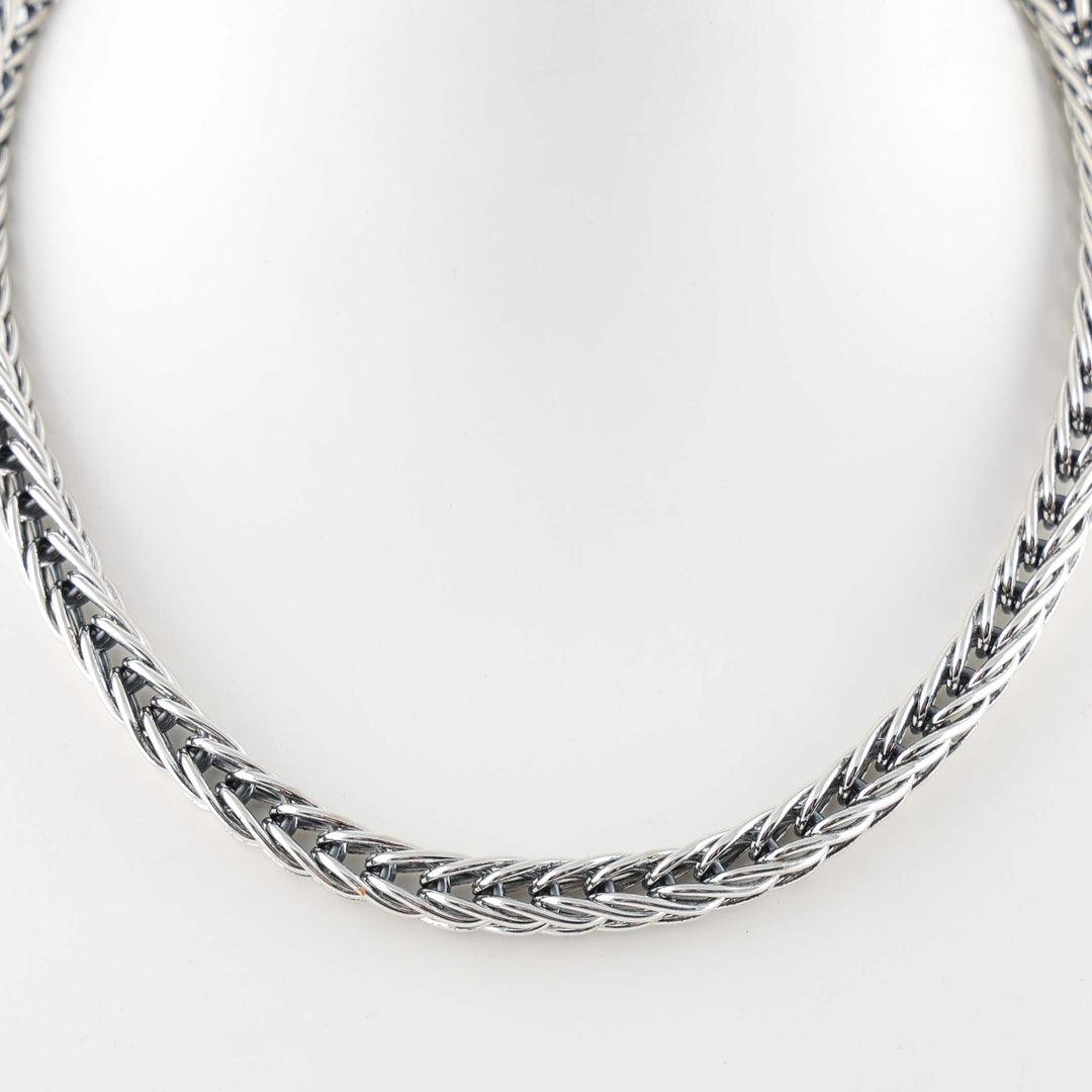 Silver Foxtail Necklace