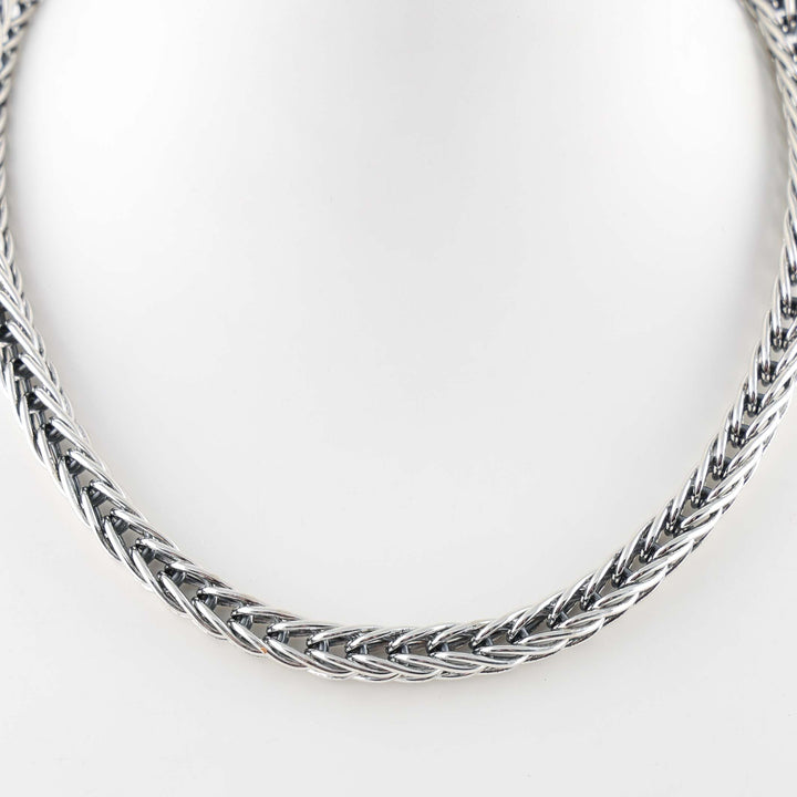 Silver Foxtail Necklace