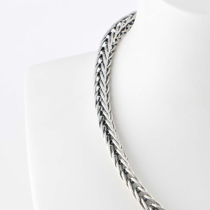 Silver Foxtail Necklace