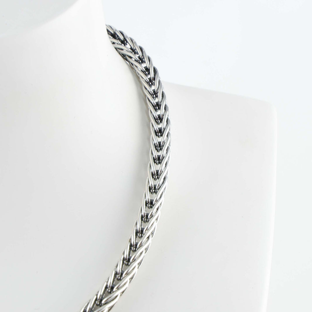 Silver Foxtail Necklace