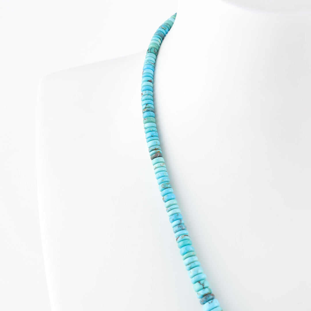 Bisbee Turquoise and Gold Necklace