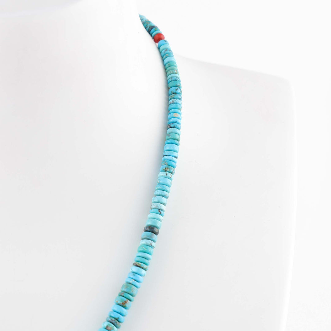 Bisbee Turquoise and Gold Necklace