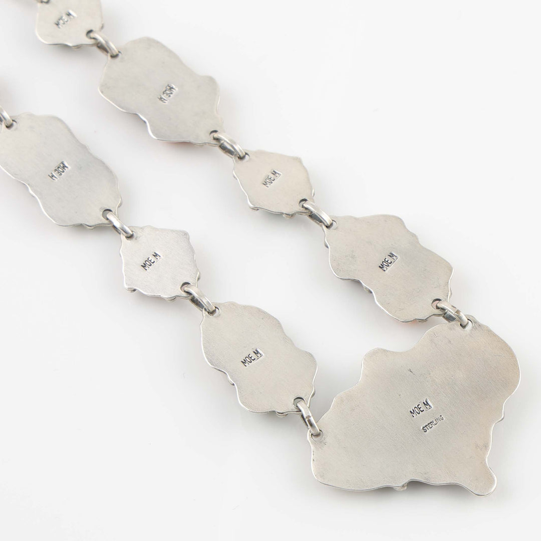 Turquoise and Spiny Oyster Necklace