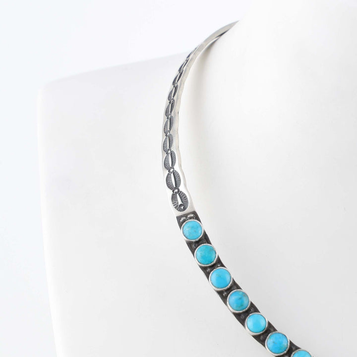 Kingman Turquoise Collar Necklace