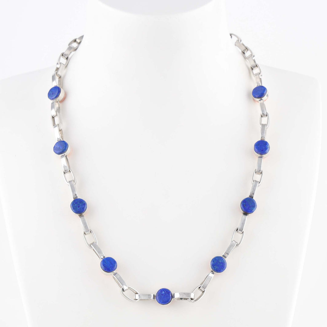 Lapis and Coral Necklace