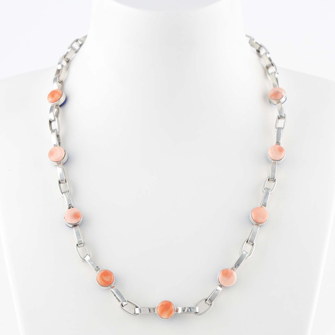 Lapis and Coral Necklace
