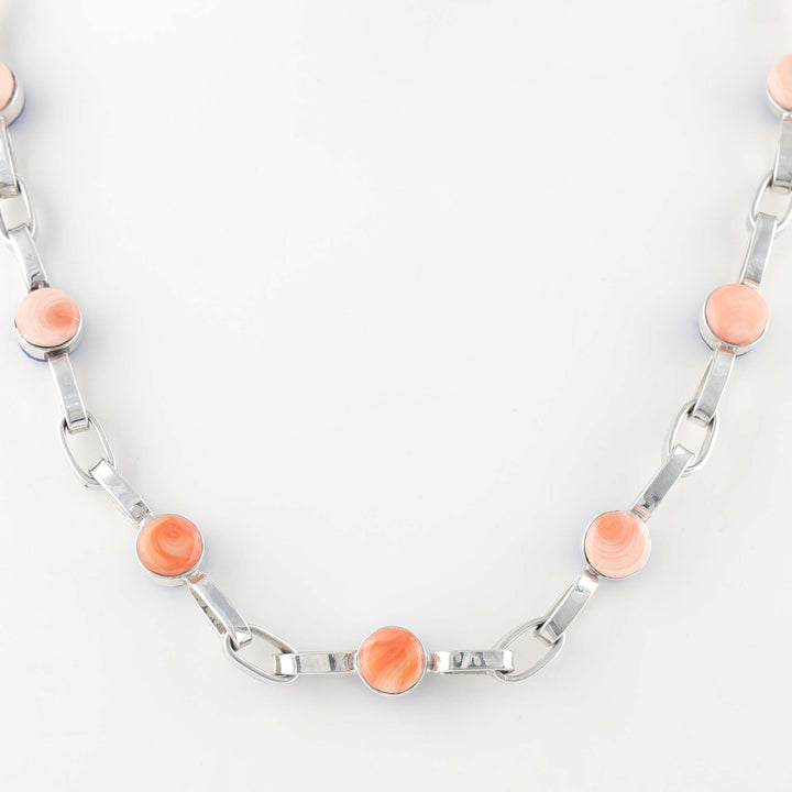 Lapis and Coral Necklace