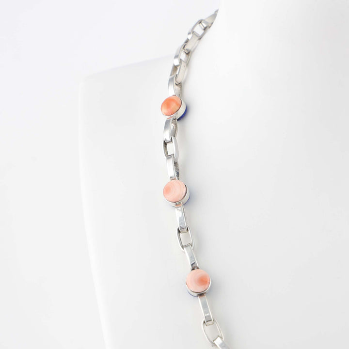 Lapis and Coral Necklace