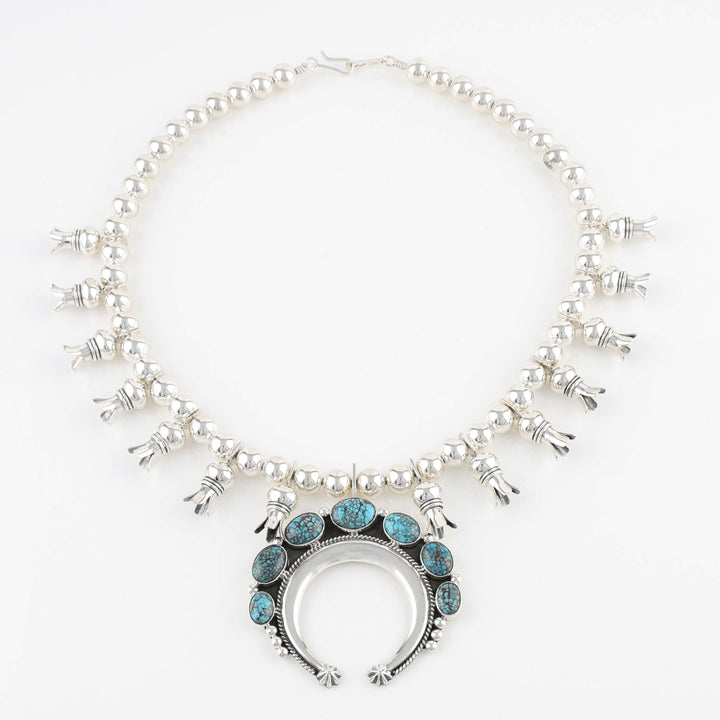 Turquoise Squash Blossom Necklace