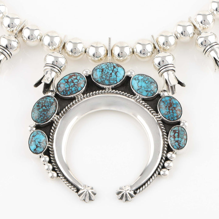 Turquoise Squash Blossom Necklace