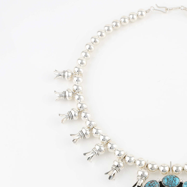 Turquoise Squash Blossom Necklace
