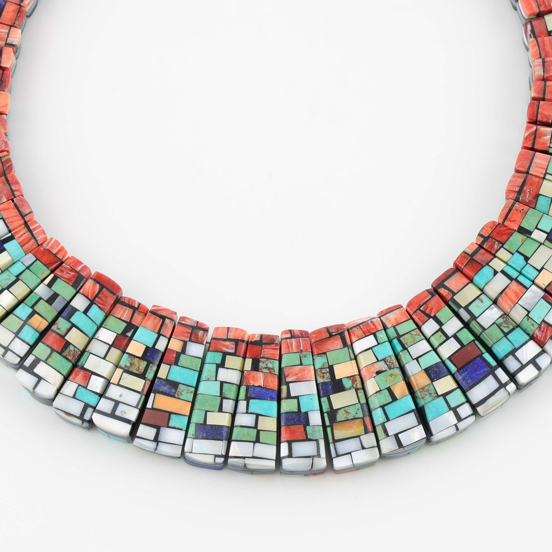 Inlay Tab Necklace