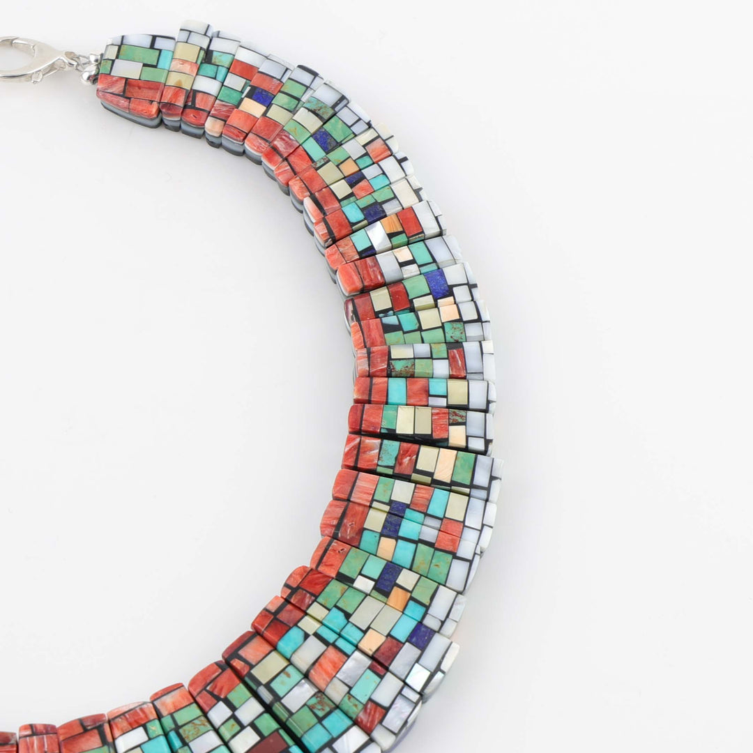 Inlay Tab Necklace