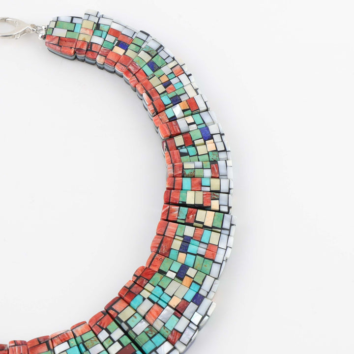 Inlay Tab Necklace