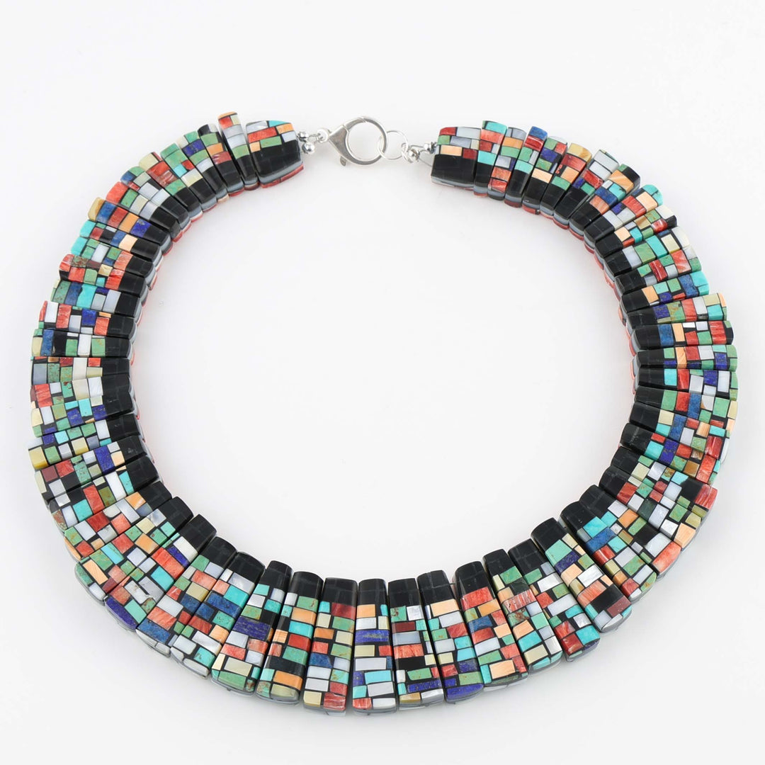Inlay Tab Necklace