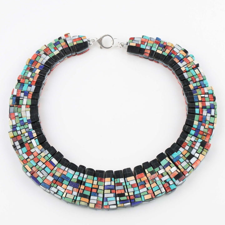 Inlay Tab Necklace