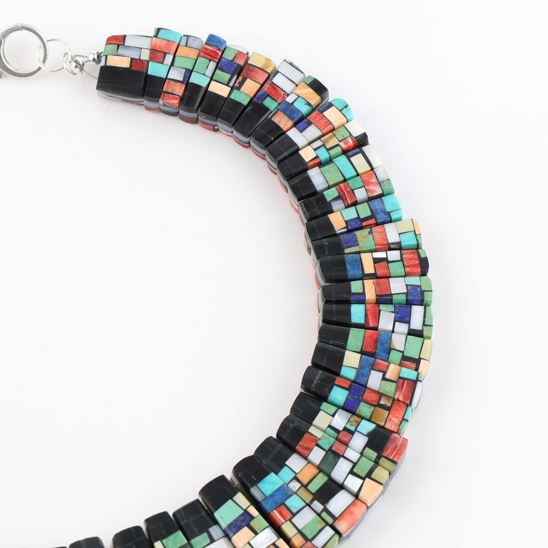 Inlay Tab Necklace