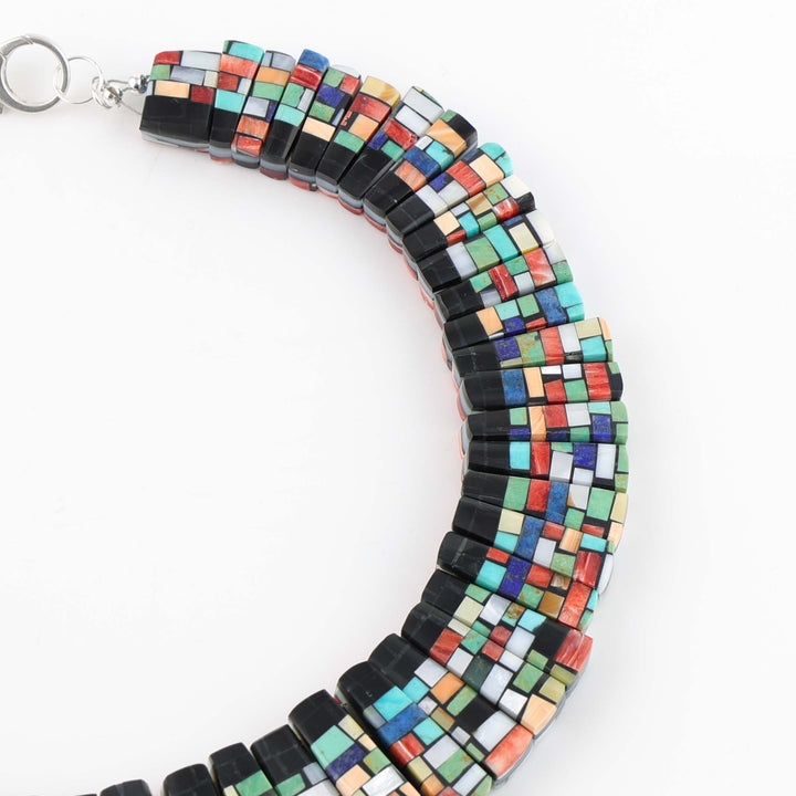 Inlay Tab Necklace