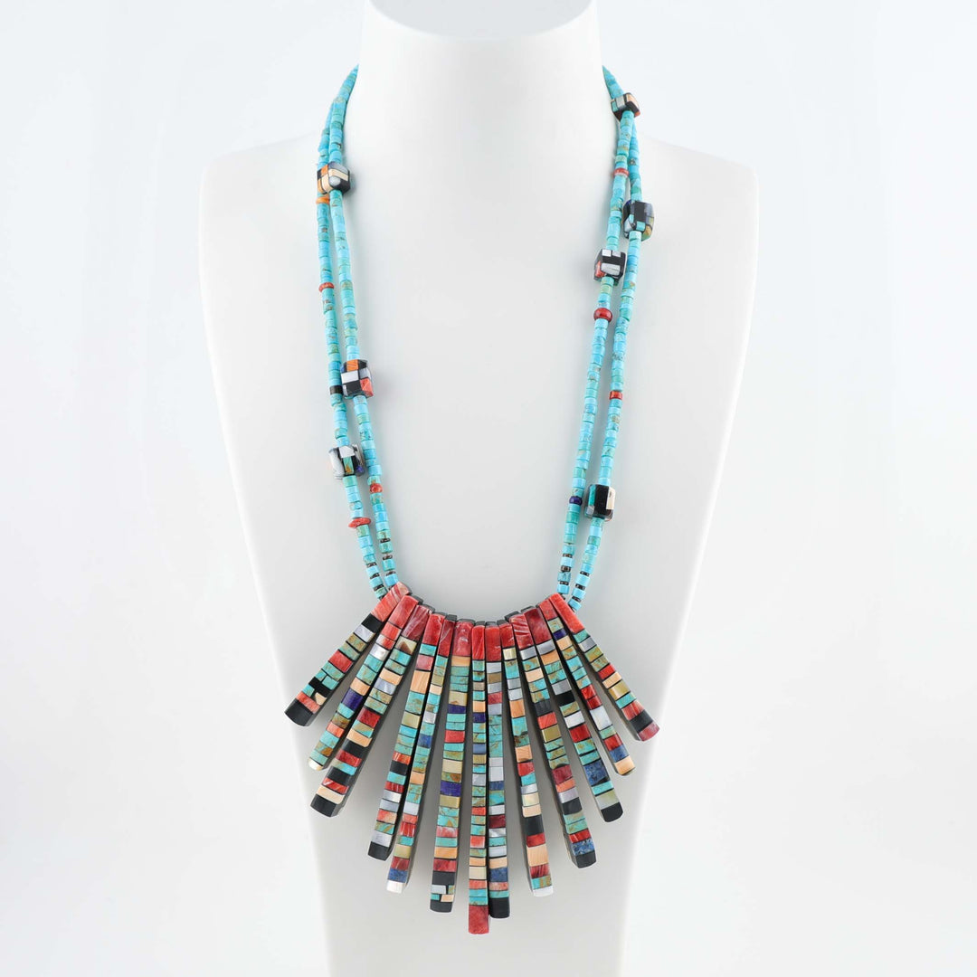 Inlay Tab Necklace