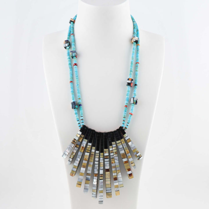 Inlay Tab Necklace