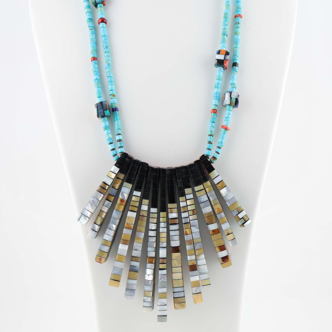 Inlay Tab Necklace