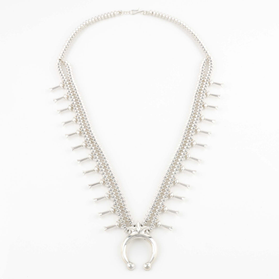 Silver Squash Blossom Necklace