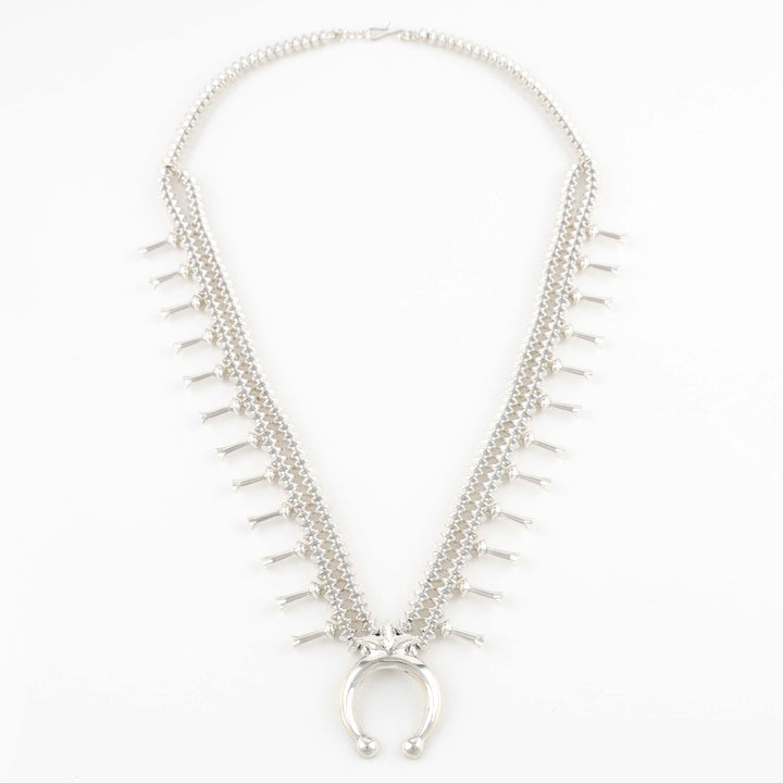 Silver Squash Blossom Necklace