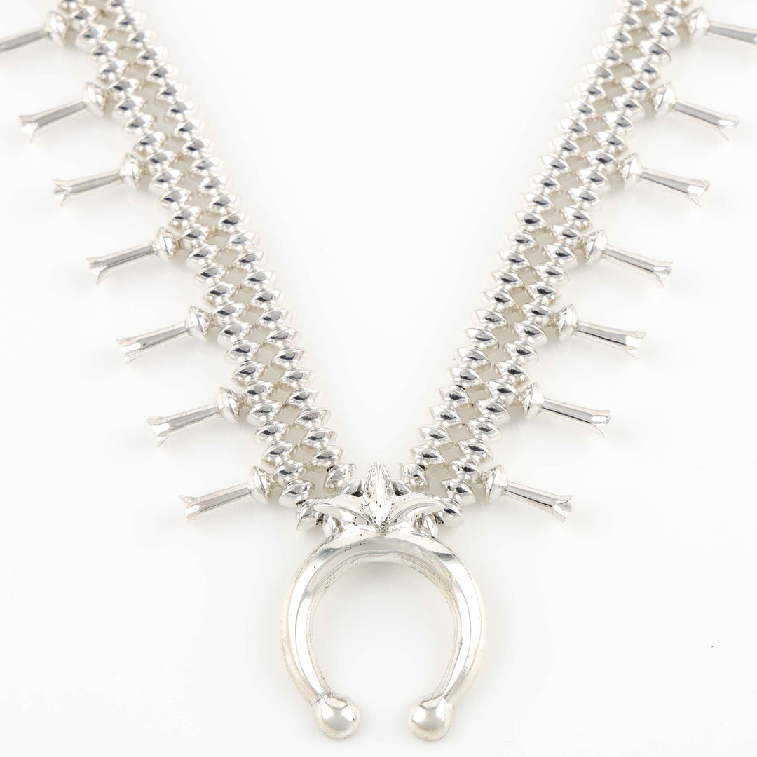 Silver Squash Blossom Necklace