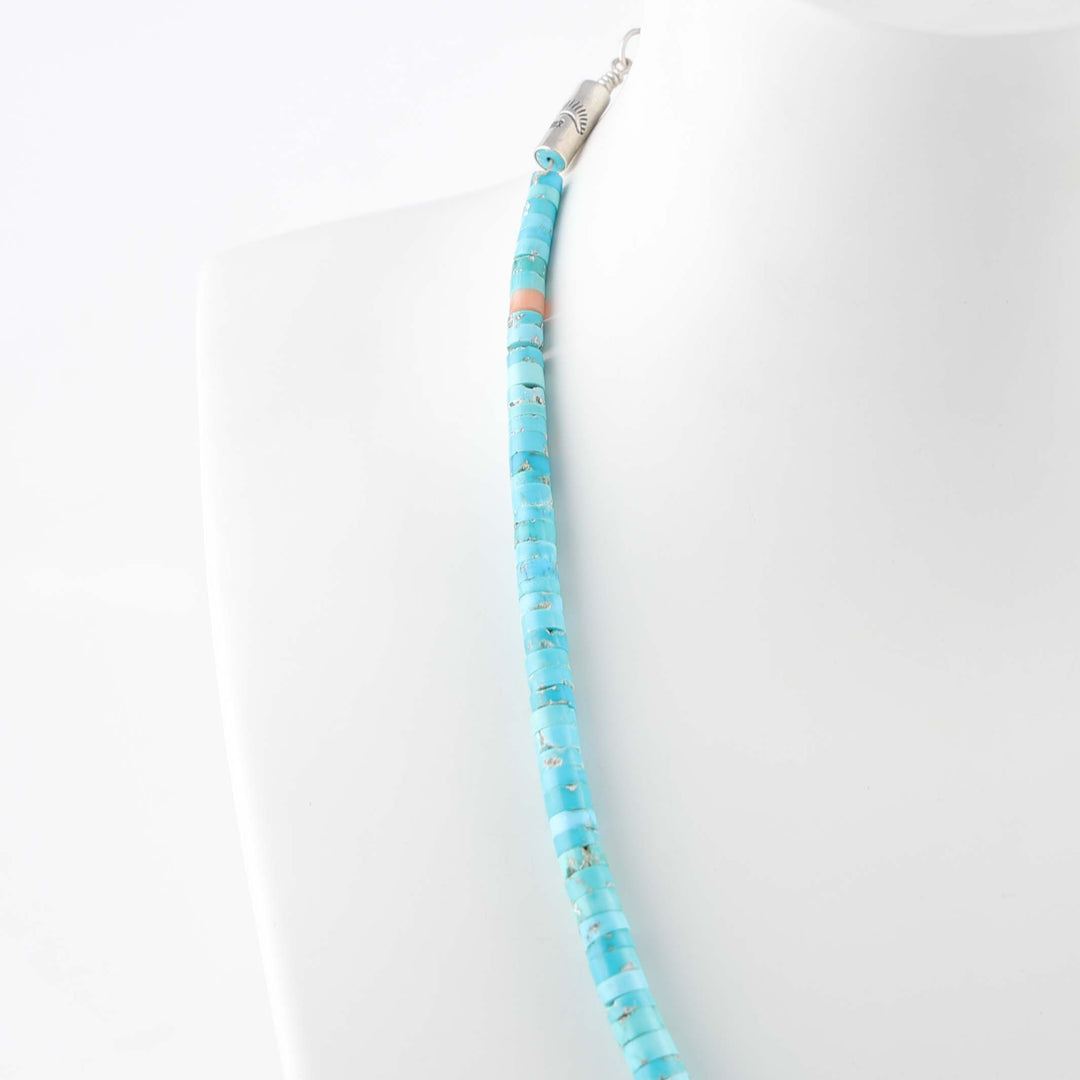 Turquoise and Coral Necklace