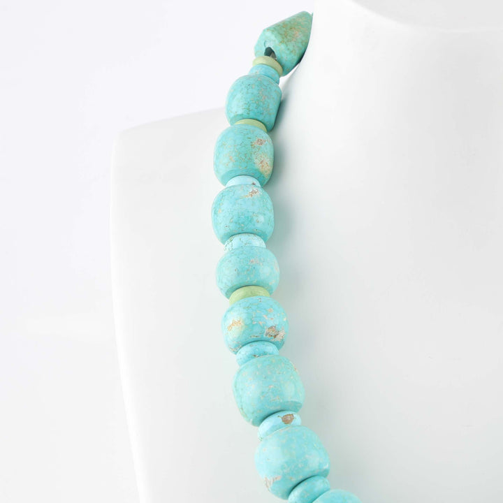 Turquoise and Gaspeite Necklace