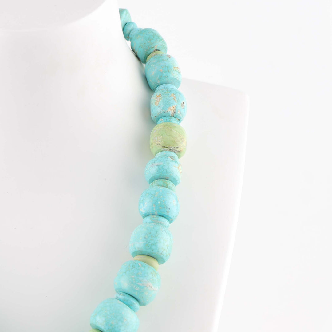 Turquoise and Gaspeite Necklace