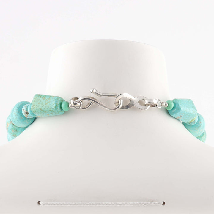 Turquoise and Gaspeite Necklace