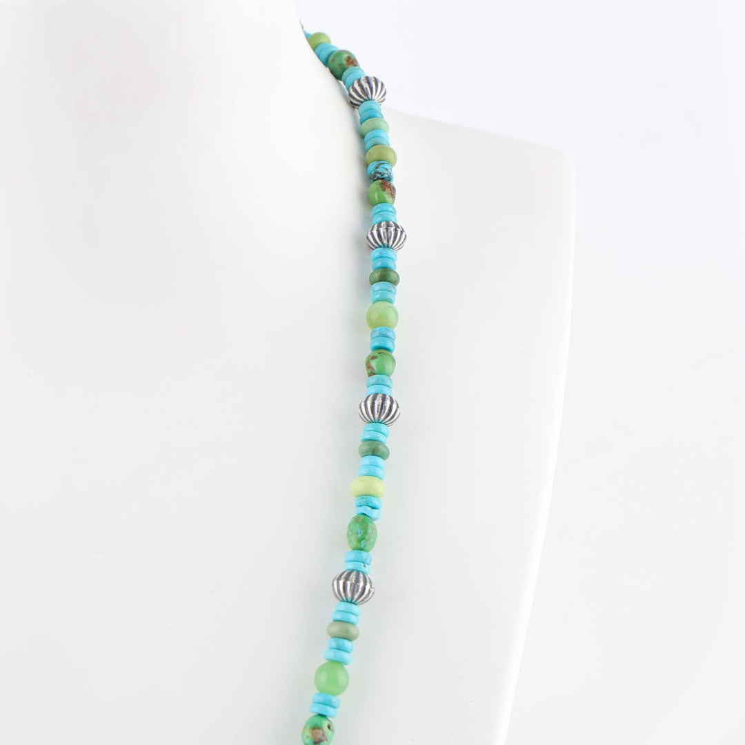 Turquoise and Variscite Necklace