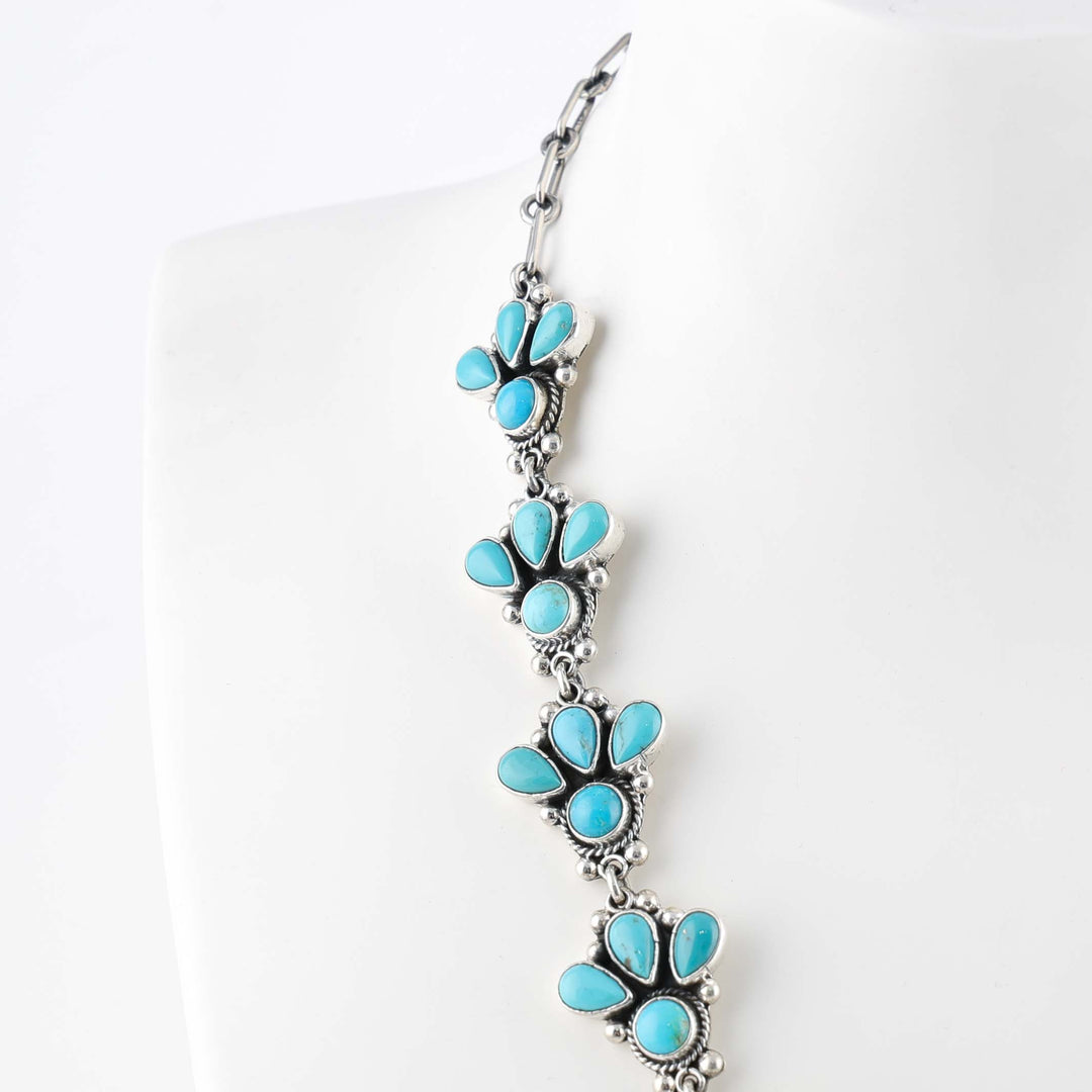 Turquoise Squash Blossom Necklace