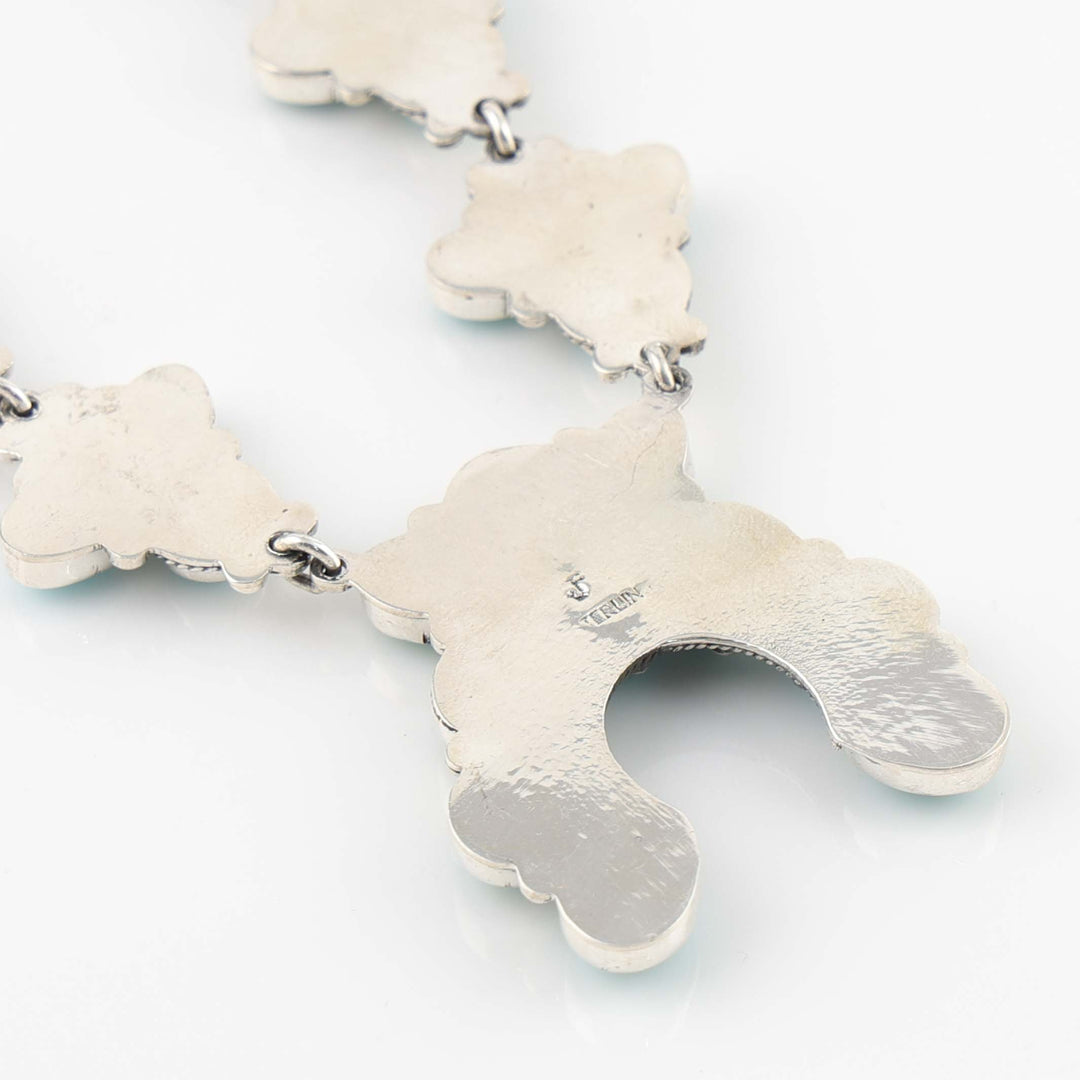 Turquoise Squash Blossom Necklace