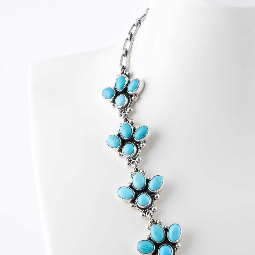 Turquoise Squash Blossom Necklace