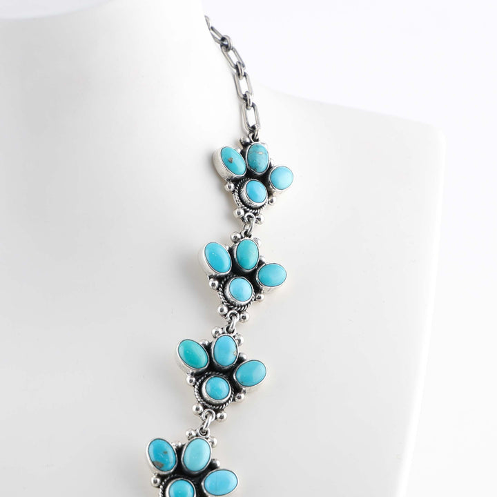 Turquoise Squash Blossom Necklace