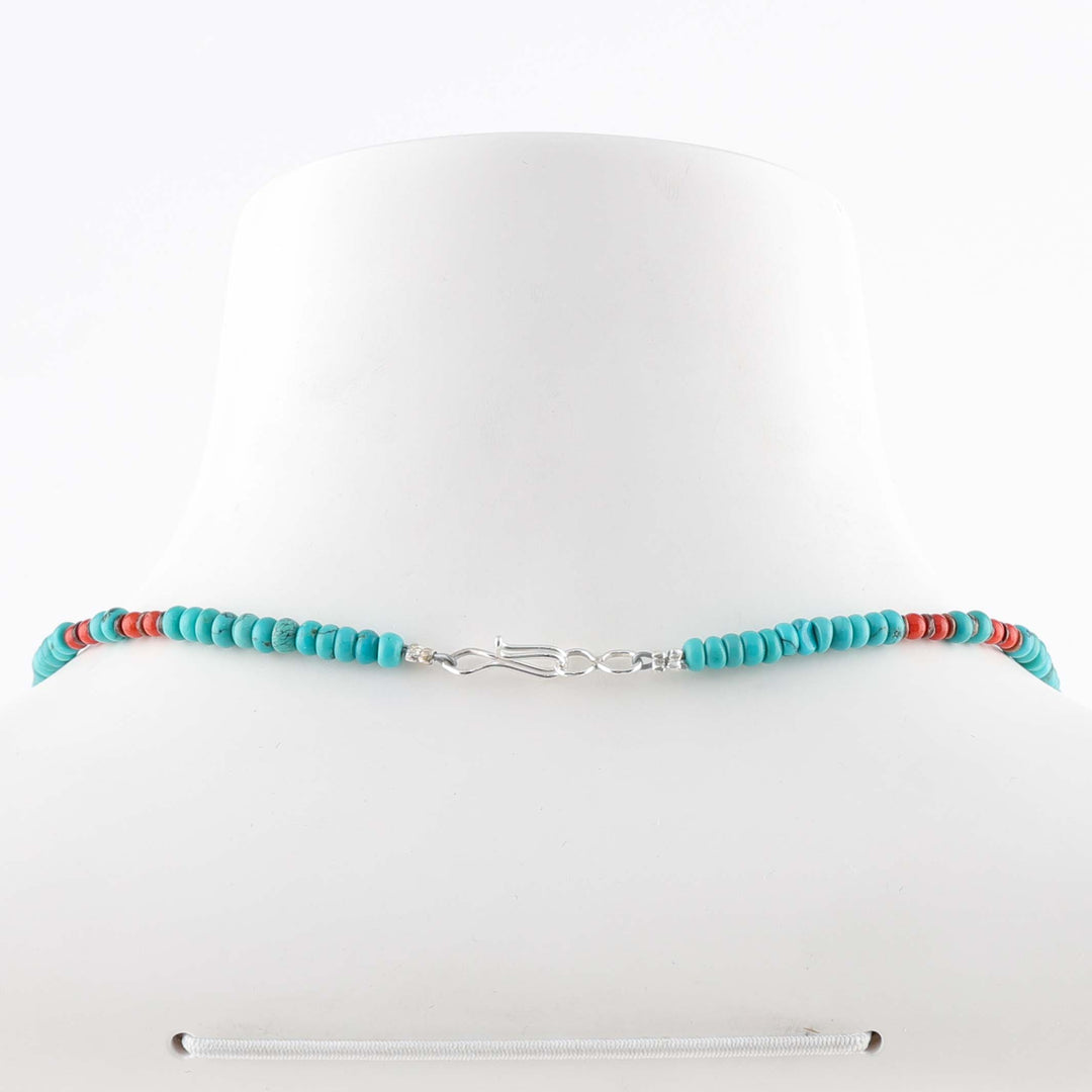Turquoise and Coral Necklace