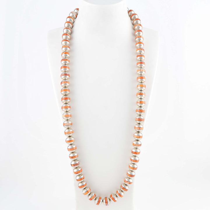 Spiny Oyster Bead Necklace