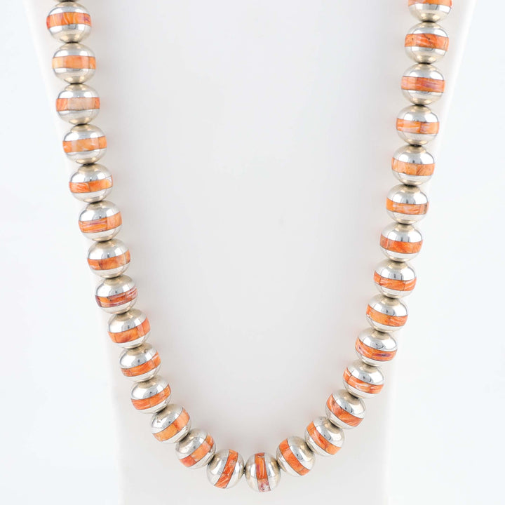 Spiny Oyster Bead Necklace
