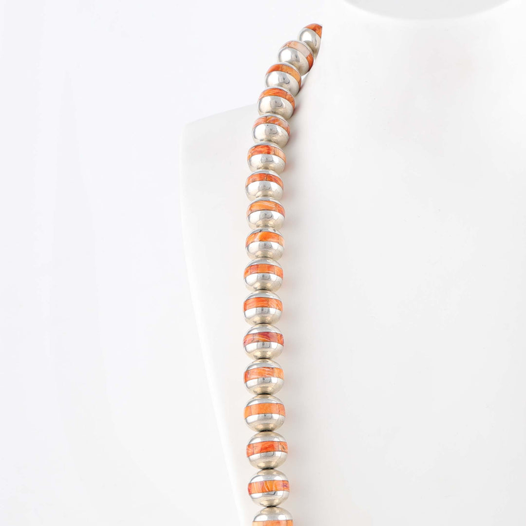 Spiny Oyster Bead Necklace